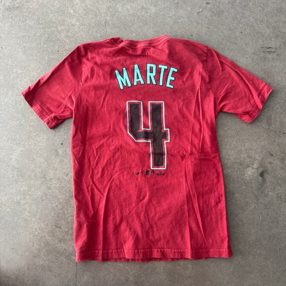 Vintage Y2k Arizona Diamondbacks MLB Baseball Marte Jersey Shirt Nike Small - Picture 1 of 5